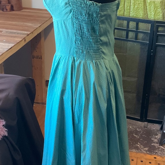 Girls from Savoy French Blue Cotton Dress with range! - Picture 5 of 6